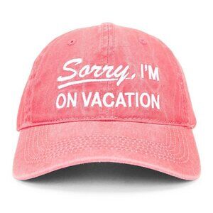 Duvin Design Airplane Mode Cap in Red One Size New Womens Hat